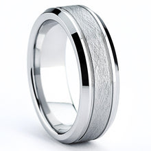 Cobalt Men's Brushed Wedding Ring, Comfort Fit Band 7mm, Sizes 7 to 12
