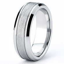 Cobalt Men's Brushed Wedding Ring, Comfort Fit Band 7mm, Sizes 7 to 12