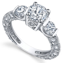 Women's 1.5Ct Sterling Silver Wedding Engagement Ring Cubic Zirconia Sizes 5-9