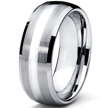 8MM Dome Men's Tungsten Carbide Ring Wedding Band sizes 5 to 15