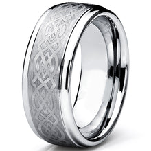 Men's Tungsten Carbide Ring Celtic Design 8MM Sizes 6 to 15