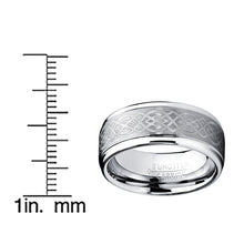 Men's Tungsten Carbide Ring Celtic Design 8MM Sizes 6 to 15