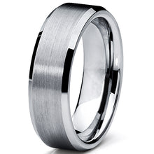 Men's 6MM High Polish / Matte Finish Tungsten Ring, Bands Sizes 5 to 13