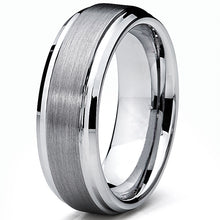 7MM High Polish / Matte Finish Men's Tungsten Ring Wedding Band Sizes 5 to 15