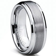 7MM High Polish / Matte Finish Men's Tungsten Ring Wedding Band Sizes 5 to 15