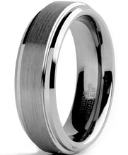 Tungsten Carbide Men's / Unisex Wedding Band Ring, Comfort fit 6MM Sizes 5 to 15