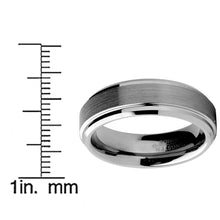 Tungsten Carbide Men's / Unisex Wedding Band Ring, Comfort fit 6MM Sizes 5 to 15