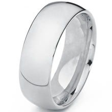 7MM Classic Dome Men's Tungsten Carbide Wedding Band sizes 5 to 15