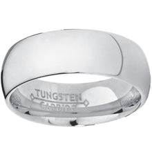 7MM Classic Dome Men's Tungsten Carbide Wedding Band sizes 5 to 15