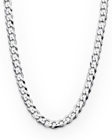 Men's 3.5MM Sterling Silver 925 Italian Curb Chain Necklace 16