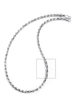 Men's 4.5MM Diamond-Cut Italian Rope Chain Sterling Silver 925 Necklace