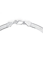 925 Sterling Silver Flexible Herringbone Diamond-Cut Chain Necklace 5.3MM