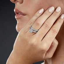 Women's 1.25 Ct Wedding Engagement Ring Set Sterling Silver 925 Round Cubic Zirconia