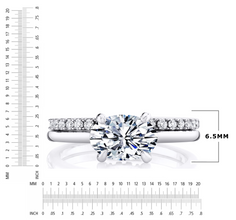 2Ct. Moissanite 18K White Gold Sterling Silver Under Halo Engagement Wedding Ring Bridal Set