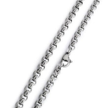 Stainless Steel Men's Rolo Cable Chain Necklace 3MM 24