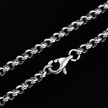 Stainless Steel Men's Rolo Cable Chain Necklace 3MM 24