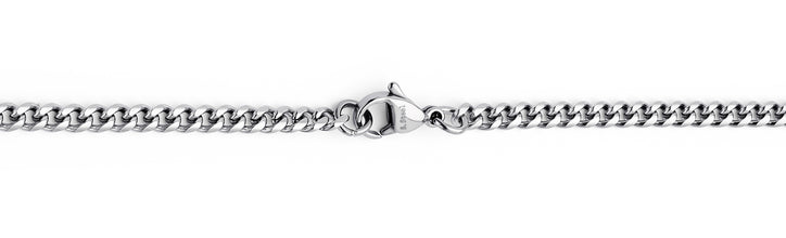 Men's Stainless Steel Curb Chain Necklace 4mm 24