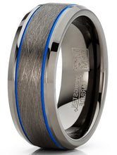 Mens Gunmetal Tungsten Law Enforcement Police Military Army Ring Wedding Band